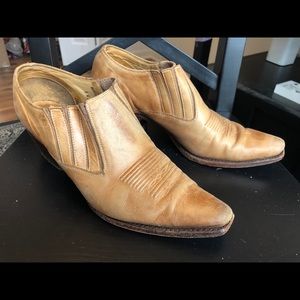 Rare Vintage Lucchese Charlie 1 Horse Mules